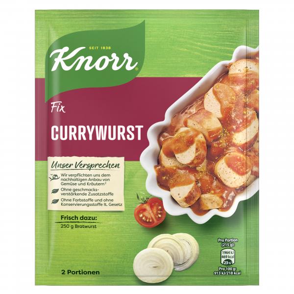Knorr Fix Würzbasis Currywurst